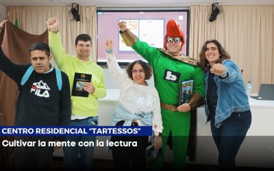 Usuarios del Centro Residencial «Tartessos» Celebran el Día del Libro en la Biblioteca Pública de Huelva
