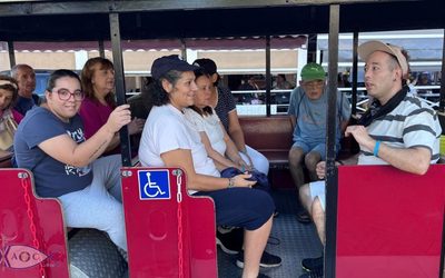 ¡Viajeros a bordo! Recorremos la historia de Punta Umbría en tren turístico