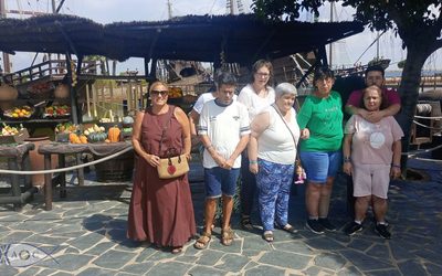 ¡Rumbo a la historia! Nuestros residentes viven una jornada inolvidable y un taller inclusivo en el Muelle de las Carabelas
